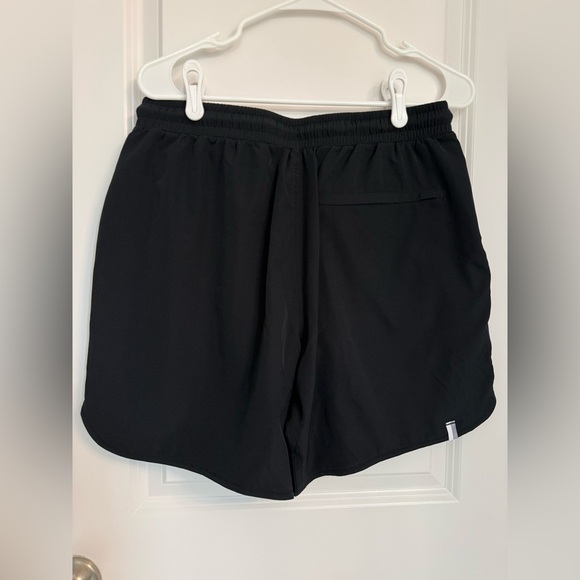 Rhoback Grit Gym Short in midnight black - 7”, size: M - Picture 4 of 5
